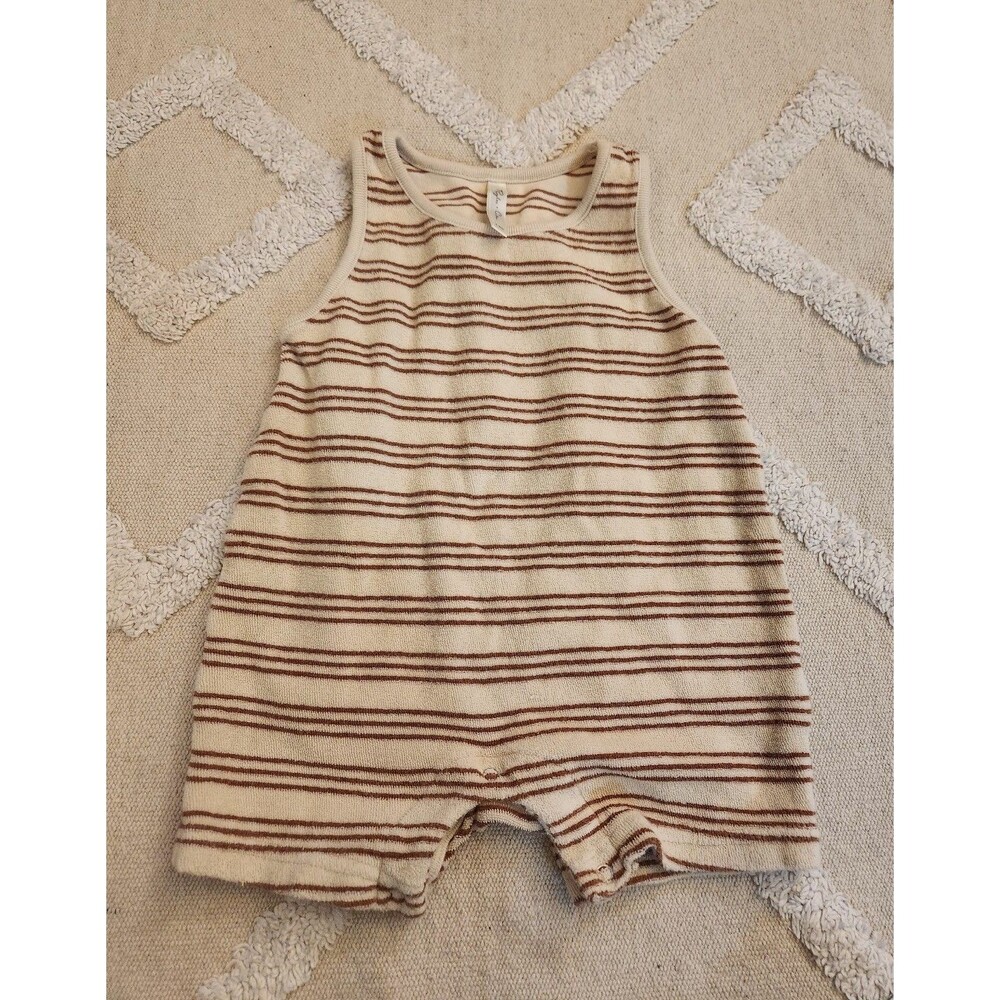 Rylee and Cru romper amber stripes size 3-6m